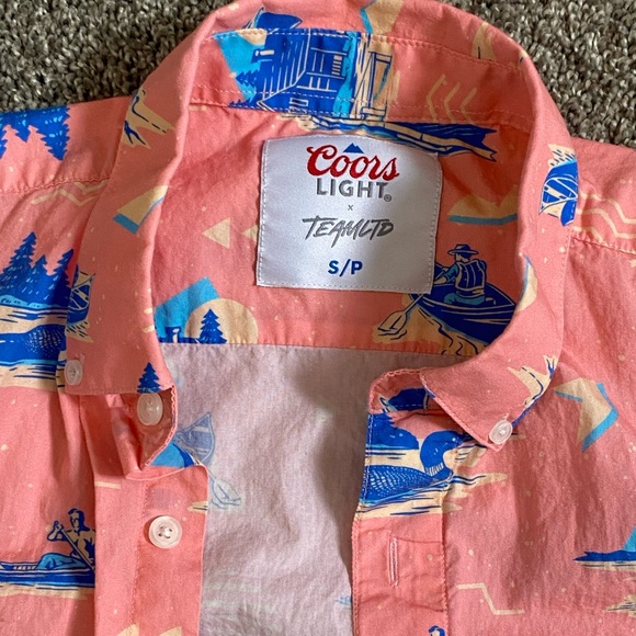 TEAMLTD x Coors Light SS Button Up - Picture 3 of 4